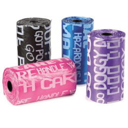 Clean Go Pet Waste Bags 8 Rolls Grafitti