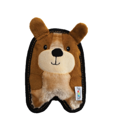 Outward Hound Invincibles Puppy Durable Plush Dog Toy Brown XS