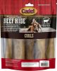 Cadet Premium Grade Beef Hide Chew Curls Peanut Butter Flavor