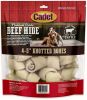 Cadet Premium Grade Beef Hide Knotted Bones 4 Inch