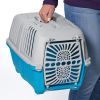 MidWest Spree Plastic Door Travel Carrier Blue Pet Kennel