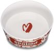 Loving Pets Dolce Moderno Bowl Spoiled Red Heart Design