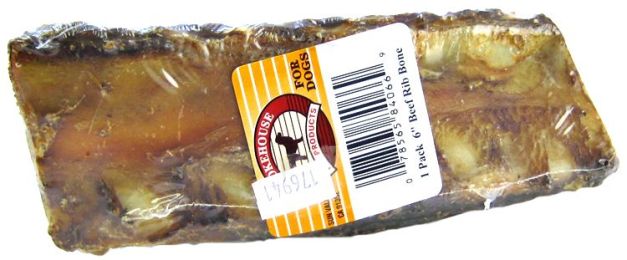 Smokehouse Rib Bone Small Natural Dog Chew Treat