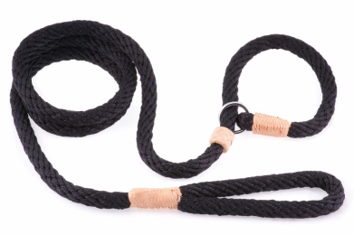 Nylon Slip Lead With Stopper (Size: 6 ft  x 1/2in or 13mm)