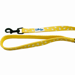 Cutie Ties Fun Design Dog Leash (Color: Llama Yellow, Size: Small)