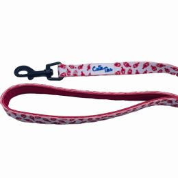 Cutie Ties Fun Design Dog Leash (Color: Lobster White, Size: Small)