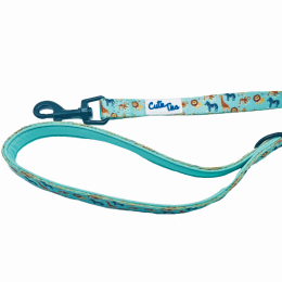 Cutie Ties Fun Design Dog Leash (Color: Zoo Furiends, Size: Small)