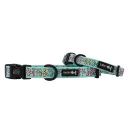 Sassy Woof Dog Collars (Color: Pup Pup Hooray, Size: Small)