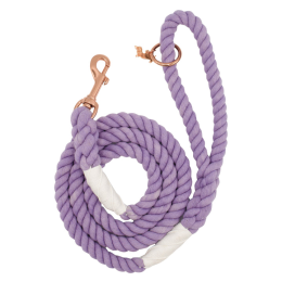 Rope Leash (Color: Purple, Size: 5 feet)