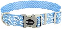 Coastal Pet Sublime Adjustable Dog Collar Blue Waves