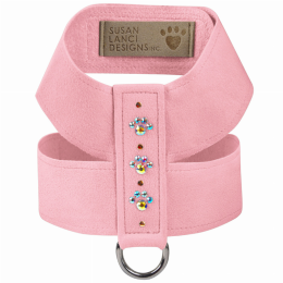 Susan Lanci Designs Crystal Paws Tinkie Harness (Color: Puppy Pink, Size: XL)