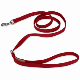 Susan Lanci Designs Plain Leash (Color: Red, Size: 4 ft)