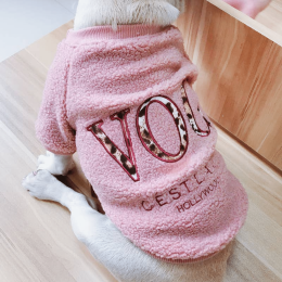 Vog Colour - Matching Pet and Owner Clothing Set (Color: Pink, Size: 3XL)