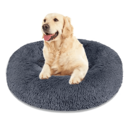 Donut Dog Bed (Color: Beige, Size: Medium)