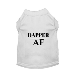 Dapper AF Tee (Color: White, Size: X Small)