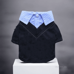 Dapper Boy Collar Dog Shirt (Size: X Small)