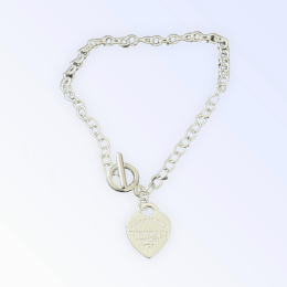 Return To Sniffany Heart Charm Necklace (Size: Small)