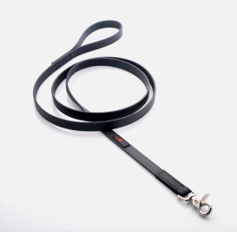 Boss Regular Leash (Color: Black, Size: 5/8" x 6')