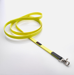 Boss Regular Leash (Color: Yellow, Size: 3/4" x 6')