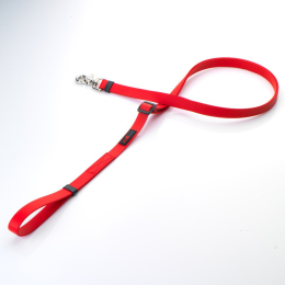 Boss Adjustable Leash (Color: Red, Size: 5/8" x 4'-6')