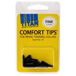 Titan Comfort Tips for Prong Training Collars (Size: 2 mm - 20 count)