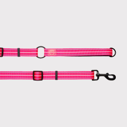 GF Pet Reflective Leash - EEZY-11 (Color: Neon Pink, Size: XS/Small)