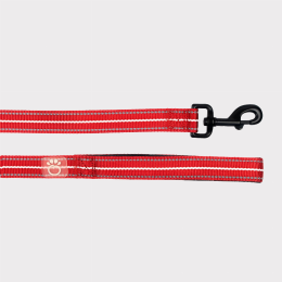 GF Pet  Reflective Leash (Color: Red, Size: Medium/Large)