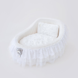 Crib Dog Bed (Color: Vintage, Size: One Size)