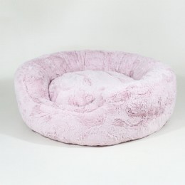 Amour Dog Bed (Color: Blush, Size: Large)