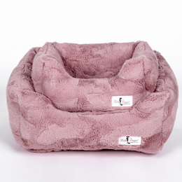 Cuddle Dog Bed (Color: Mauve, Size: Small)