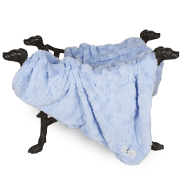 Bella Dog Blanket (Color: Baby Blue, Size: Throw)