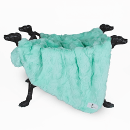 Bella Dog Blanket (Color: Mint, Size: Throw)