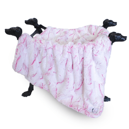 Whisper Dog Blanket (Color: Carnation, Size: Large)