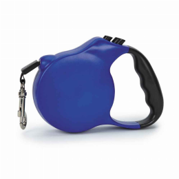 CC Belted Retractable Lead (Color: Blue, Size: Medium)