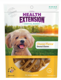 Dog Dental Bones (Color: Cheese Flavor, Size: Medium Bones)