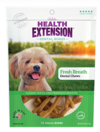 Dog Dental Bones (Color: Fresh Breath, Size: Small Bones)