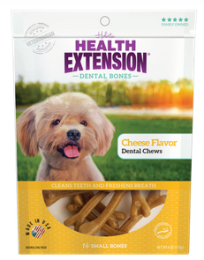 Dog Dental Bones (Color: Cheese Flavor, Size: Small Bones)