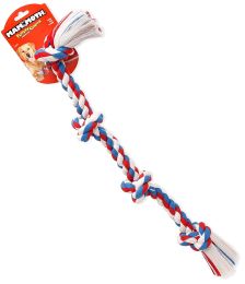 Mammoth Pet Flossy Chews Color 4 Knot Tug (Size: Large - 1 count)