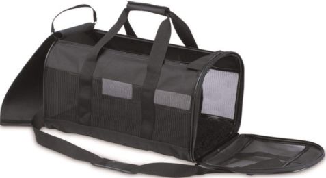 Petmate Soft Sided Kennel Cab Pet Carrier Black (Size: Medium - 1 count)