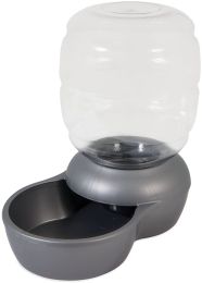 Petmate Replendish Waterer Pearl Silver Gray (Size: 1 Gallon)