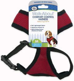 Four Paws Comfort Control Harness Red (Size: Medium - 1 count)