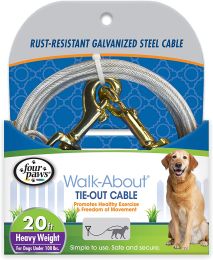 Four Paws Tie-Out Cable Heavy Weight (Size: 20' long - 1 count)