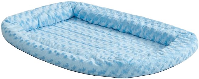 MidWest Double Bolster Pet Bed Blue (Size: X-Small - 1 count)