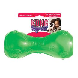 KONG Squeezz Dumbbell Squeaker Dog Toy (Size: Large - 1 count)