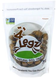 4Legz Organic Pumpkin Crunchy Dog Cookies (Size: 7 oz)