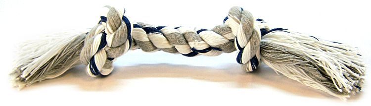 Mammoth Pet Flossy Chews Colored Rope Bone (Size: Large - 1 count)