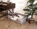 Paw PupLounge Memory Foam Bolster Bed & Topper