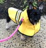 Fashion Pet Rainy Days Slicker Yellow Dog Rain Coat