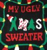 Fashion Pet Black Ugly XMAS Dog Sweater