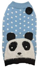 Fashion Pet Panda Dog Sweater Blue (Size: XX-Small - 1 count)